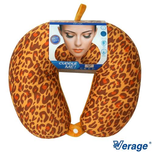 英國 Verage 四合釦雙色按摩頸枕 (B豹紋)