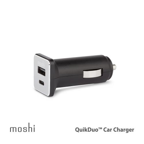 Moshi QuikDuo™ USB-C 車用充電器 PD+QC 雙快充版