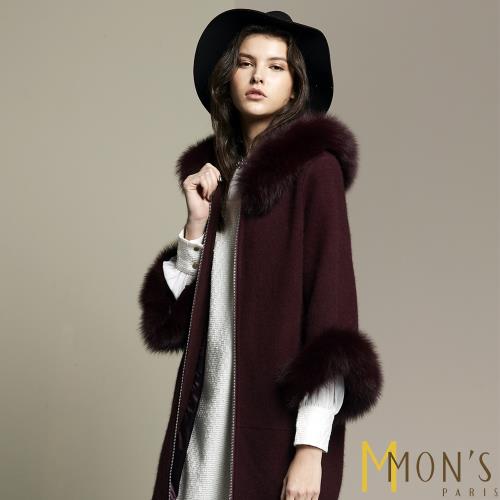 MONS歐風奢華狐狸絨貴氣外套