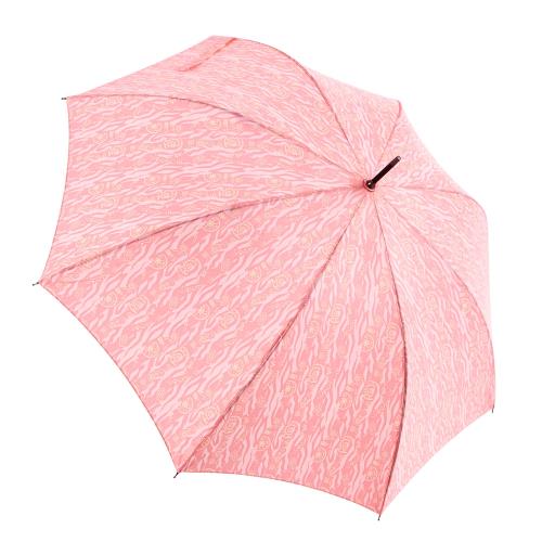 RAINSTORY雨傘-部落圖騰(粉)抗UV自動開直骨傘