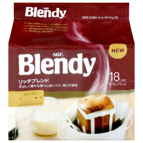 【AGF】Blendy濾泡式咖啡-芳醇(7gx18袋入)