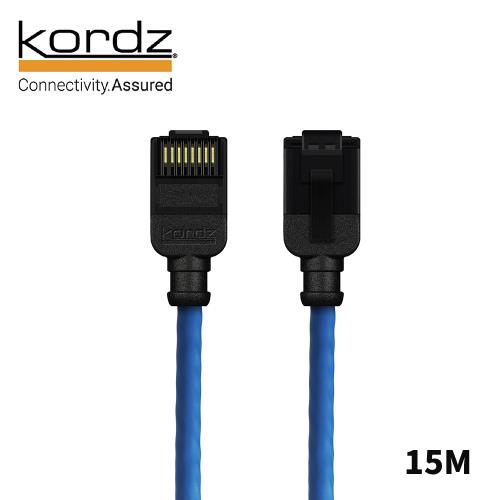 【Kordz】PRO CAT6 28AWG極細高速網路線 / 藍色15米