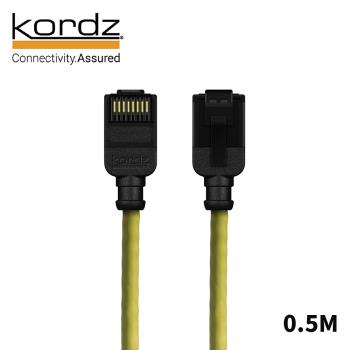 【Kordz】PRO CAT6 28AWG極細高速網路線 / 黃色0.5米