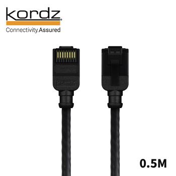 【Kordz】PRO CAT6 28AWG極細高速網路線 / 黑色0.5米