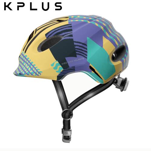 KPLUS 兒童/青少年單車及休閒運動安全帽 PUZZLE彩色版Brave-勇氣紫