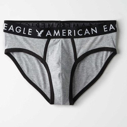 American Eagle 2019男時尚彈力針織灰色三角內著3件組