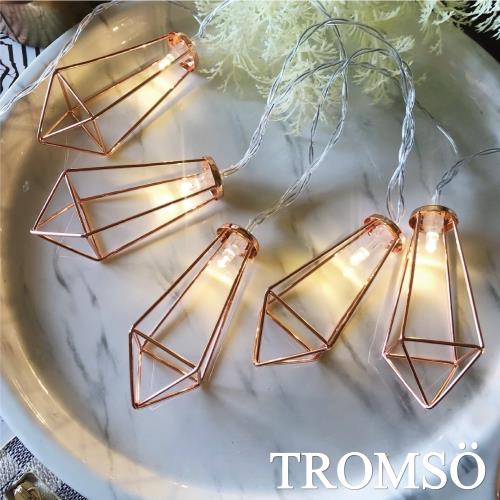 TROMSO-LED玫瑰金鑽石聖誕燈10燈串