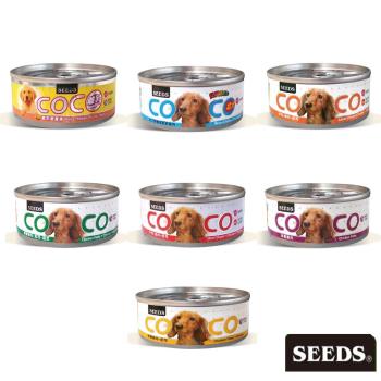 SEEDS 惜時COCO 愛犬機能營養餐罐/罐頭 共7種口味 -80克(80g) X 48入