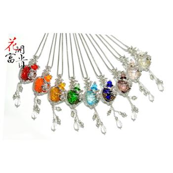 AK~香氛珠寶-花開富貴精油鍊/精油香氛項鍊飾品