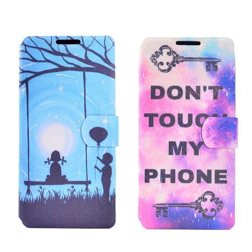 亞古奇 Samsung Galaxy S8 時尚彩繪手機皮套 側掀支架式皮套 仲夏夜之夢/別碰我手機