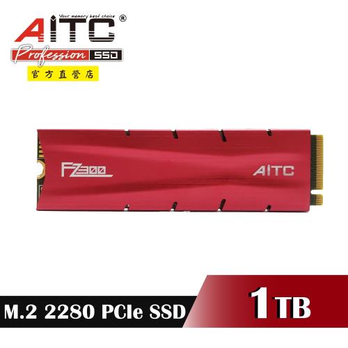【AITC】FZ300 SSD 1TB M.2 2280 PCIe NVMe 固態硬碟+散熱片