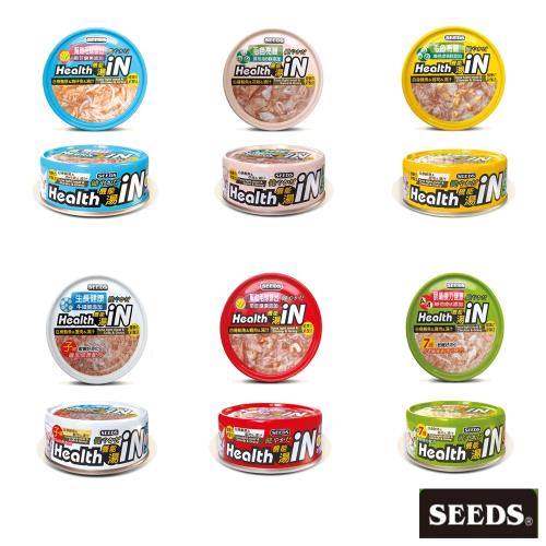 SEEDS惜時Health IN鮪魚澆汁機能湯罐餐罐貓罐頭-80克 (80g) X 6入