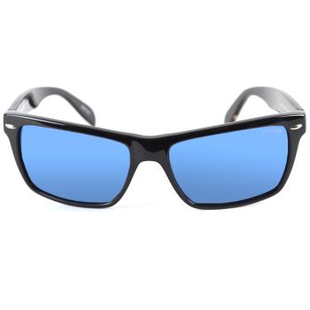 POLICE 義大利 利落簡約裝飾太陽眼鏡(藍)POS1721-700B