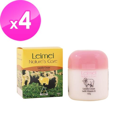 澳洲Nature’s Care Leimei 經典綿羊霜含維他命E100gx4 入組