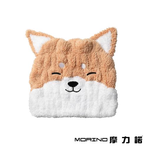 【MORINO】超細纖維動物造型速乾兒童浴帽(柴犬)