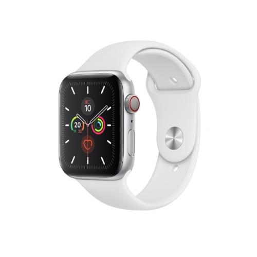 Apple Watch 5 GPS+LTE Sport 44mm 銀鋁/白運動 MWWC2TA/A