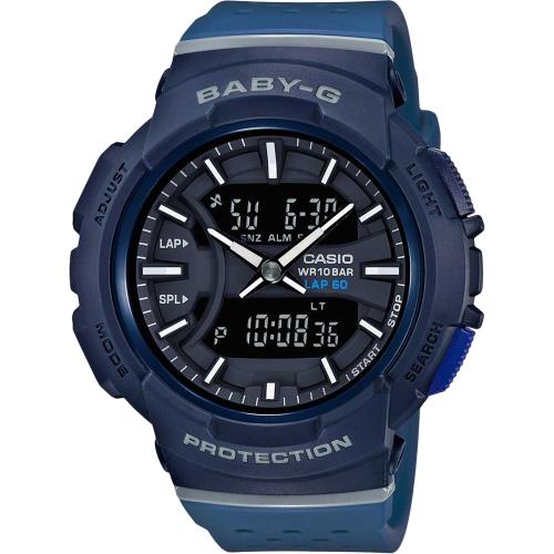 CASIO卡西歐 Baby-G 慢跑粉彩手錶-靛藍 BGA-240-2A1DR / BGA-240-2A1