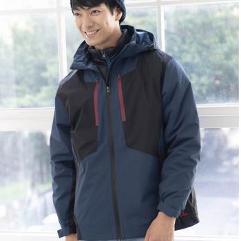 【LEIDOOE】連帽防風保暖外套(二件式)51019