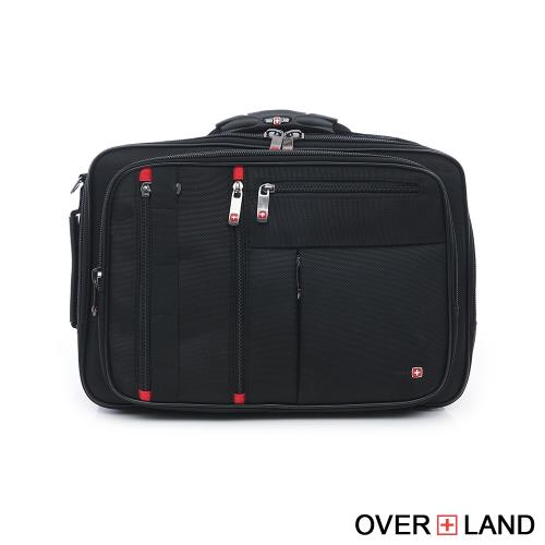 OVERLAND-美式十字軍-商務型筆電3WAYS多功能後背包-5082