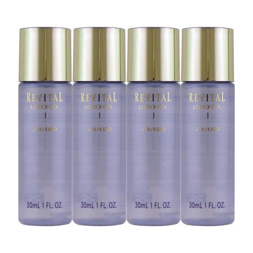 【SHISEIDO 資生堂】莉薇特麗全效化粧水 30ml x 4-I清爽型