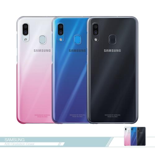 Samsung三星 原廠Galaxy A30專用 漸層透明防護背蓋【盒裝公司貨】