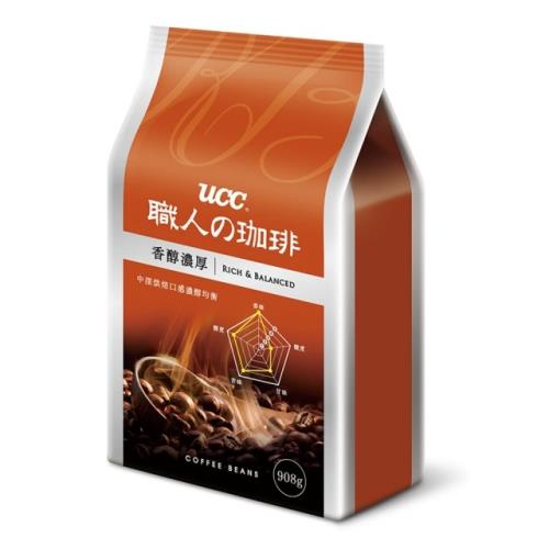 UCC香醇濃厚咖啡豆908g/