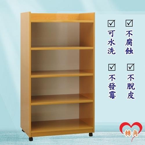 轉角傢俱-塑鋼碗盤櫃 防潮防水防發霉 (寬64深40高151)四色可選 附輪子