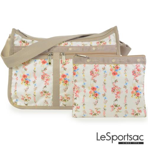 LeSportsac - Standard雙口袋A4大書包-附化妝包(新娘花圈)