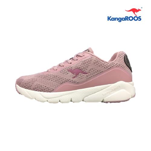 KangaROOS RUN SWIFT 科技未來感女慢跑鞋 藕粉 KW91093