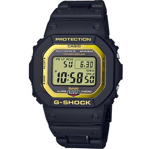 G-SHOCK 電波藍牙智能手錶(GW-B5600BC-1)黑x金