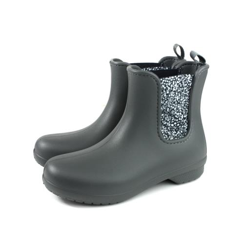 Crocs 短靴 雨鞋 雨靴 灰色 女鞋 204630-0EY no013