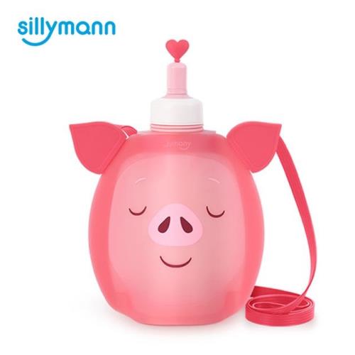 【韓國sillymann】 100%鉑金矽膠小豬水袋-350ml