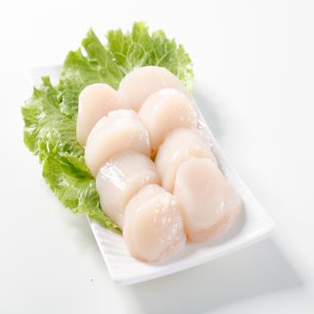 【華得水產】日本鮮甜★特大★生食級干貝2件組(500g/約10-15粒/包)