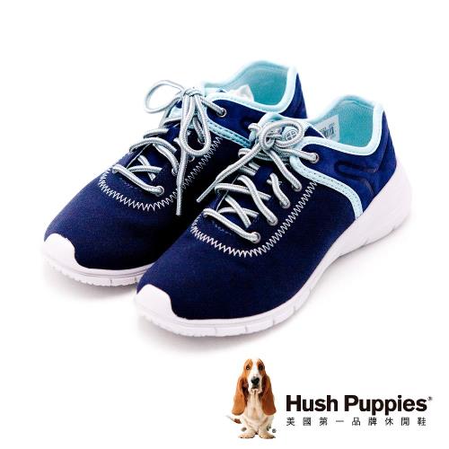 Hush Puppies DIBAYA CYPRESS系列 綁帶機能運動鞋 女鞋-深藍(另有灰)