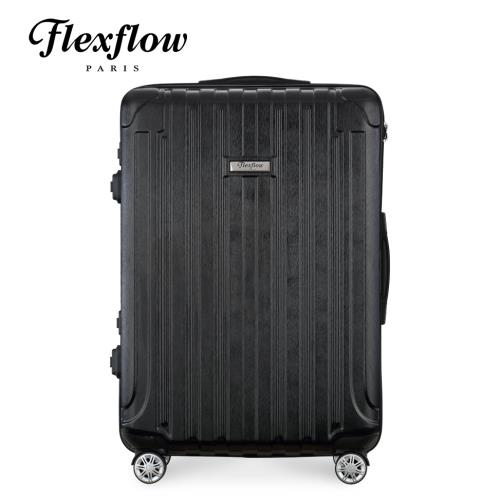 Flexflow 29吋 髮絲黑 智能測重 防爆拉鍊旅行箱 里昂系列(官方直營)