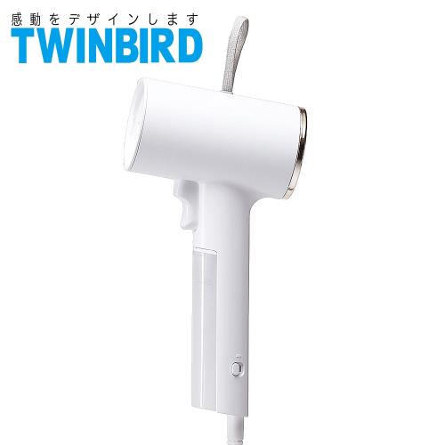 買就送束口袋↘日本TWINBIRD美型蒸氣掛燙機TB-G006TW白色-庫