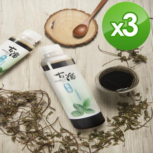 古溜黑白飲 厚沏養生飲-700ml/瓶-3入組