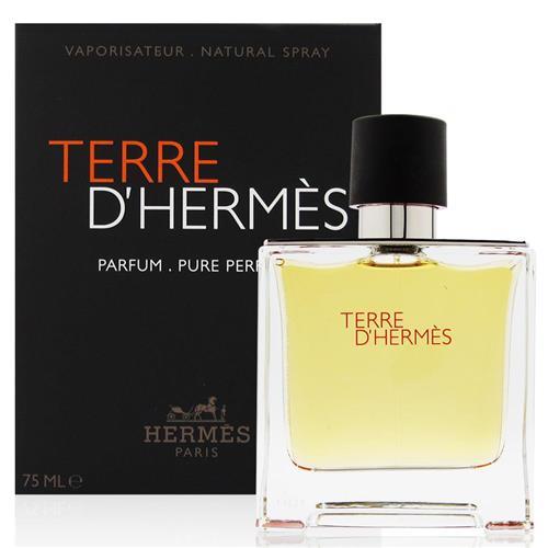 HERMES 愛馬仕 TERRRE D`HERMES PARFUM PURE PERFUME 大地男性香精 75ml