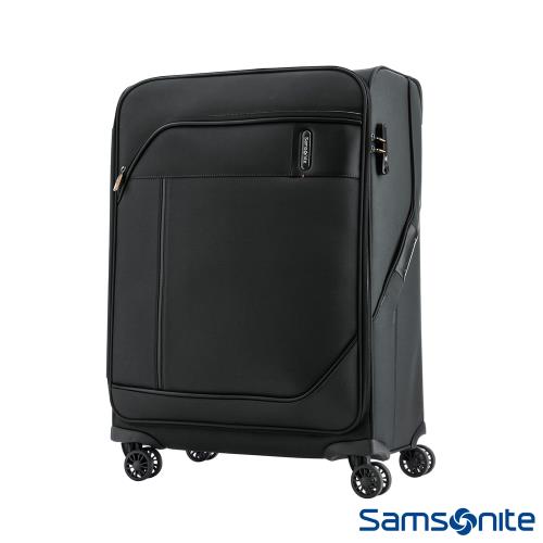 Samsonite新秀麗 27吋Janik商務功能性飛機輪TSA布面行李箱(黑色)_AW7*09003