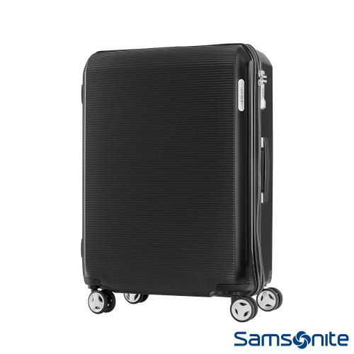 Samsonite 新秀麗 25吋ARQ 28開懸吊抗震減音PC硬殼行李箱(石墨黑)-AZ9*71002