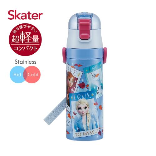 Skater兒童不鏽鋼直喝式水壺(470ml) 冰雪Movie