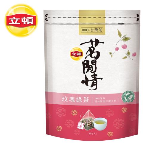 立頓 茗閒情玫瑰綠茶(36入/包) 