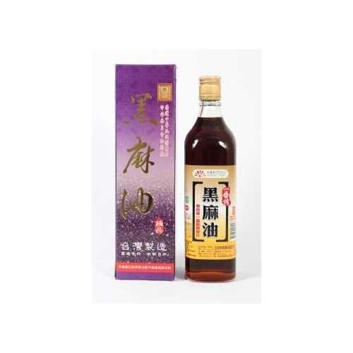 【亞源泉】一番搾 100％黑麻油(600ml/瓶) 2入組加贈5個苦茶皂