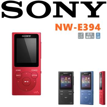SONY NW-E394繽紛好音質 隨身帶著走 就愛影音隨身播放器 3色 公司貨保固18個月