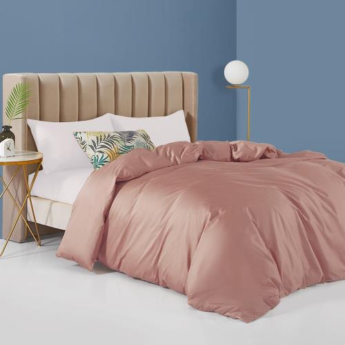 澳洲Simple Living 單人300織台灣製純棉被套(奶茶棕)