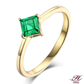 【禾美珠寶】天然哥倫比亞祖母綠戒指YS474(18K)