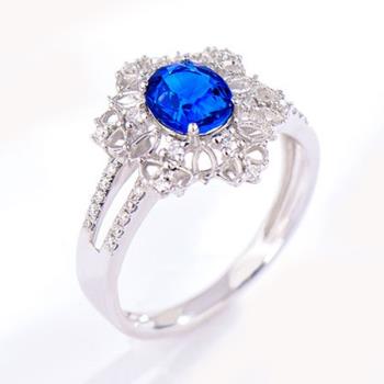 【禾美珠寶】天然斯里蘭卡皇家藍藍寶石戒指SN190 (18K金)