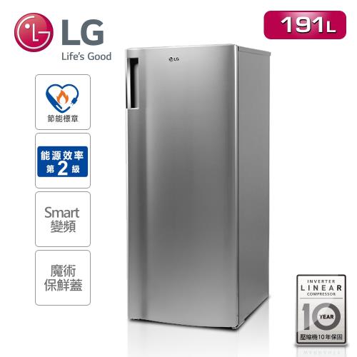 【LG樂金】Smart 191L變頻單門冰箱(精緻銀)GN-Y200SV(送基本安裝+舊機回收)