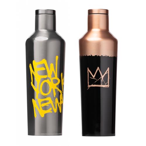 【CORKCICLE 酷仕客xBasquiat】聯名系列三層不鏽鋼易口保冰溫瓶-470ml(2款可選)