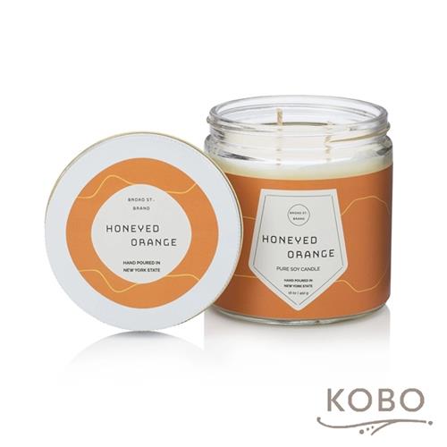 KOBO 美國大豆精油蠟燭 - 蜜香甜橙 (450g/可燃燒 65hr)
